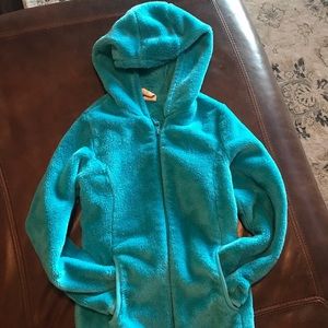 💙Girls Sherpa zip front hoodie 💙